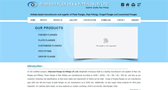 Desktop Screenshot of flanges.co.in